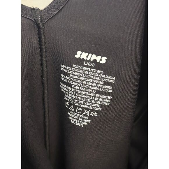 NWT Skims Body Underwire Molded Bodysuit Size Large Onyx ( SOLD OUT) - Picture 7 of 7